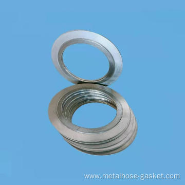 Spiral wound gaskets with outer ring